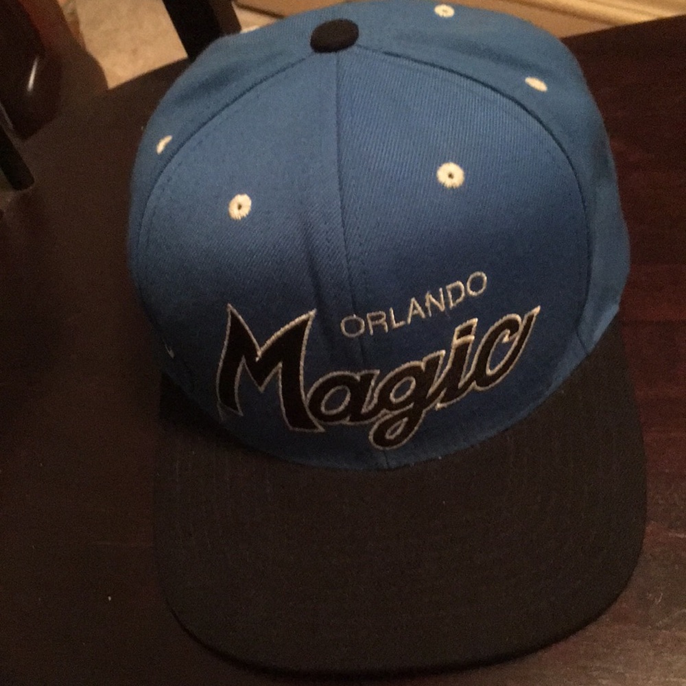 Hard wood nostalgia & Ness Orlando magic cap
